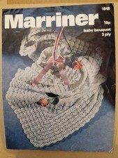 Copy Marriner 1648 Tücher Häkelanleitung 3fädig DK Spitzentücher Stolen Vintage