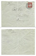 YY192 - Danzig - MiNr. 214 x - Brief a. Danzig-Neufahrwasser nach Kiel 20.5.1926