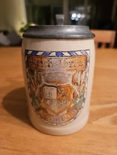 Antiker Bierkrug Reichelbräu Kulmbach 0,4 Liter, gestempelt von Emil Sahm