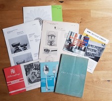 Konvolut alte Prospekte Preisliste WMF 50er / 60er Jahre