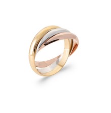 Ring Vergoldet 18 Karat Gelb