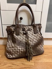 David Jones Handtasche Kunstleder Braun NEU Beuteltasche