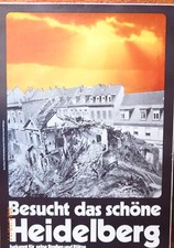 Klaus Staeck Poster "Besucht das schöne Heidelberg" signiert