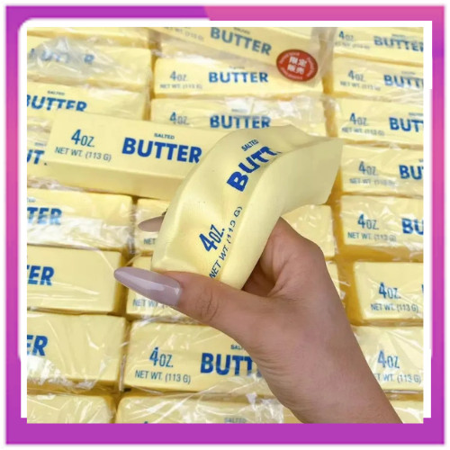 Butter stick squishy toy - butter, soft