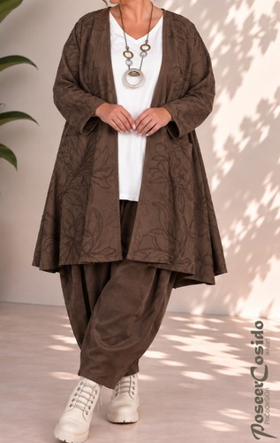 Velour jacke chasuble cardigan - jacke,