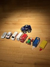 Modellauto Konvolut 8x 1:87 u. 1x größer 2 davon sind Anhänger bespielt