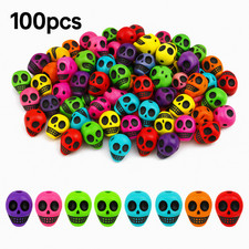 100 Stück Bunte Totenkopf
