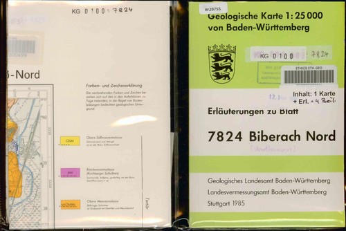 Geologische karte von - karte,