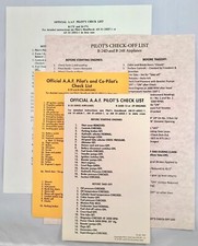CHECKLISTS- WW II Bombers, Lot
