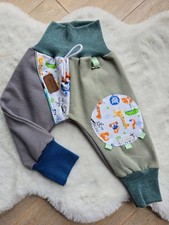 warm Pumphose aus angerautem Wintersweat Gr.74-80 Unisex