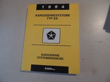 Karosserie Diagnose Werkstatthandbuch 1994 Chrysler Grand / Voyager Diesel