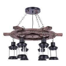 Pendelleuchte Holz Vintage