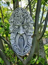 STEINFIGUR, GREENMAN, WAND