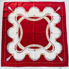 Cartier Seidentuch Perlenkette