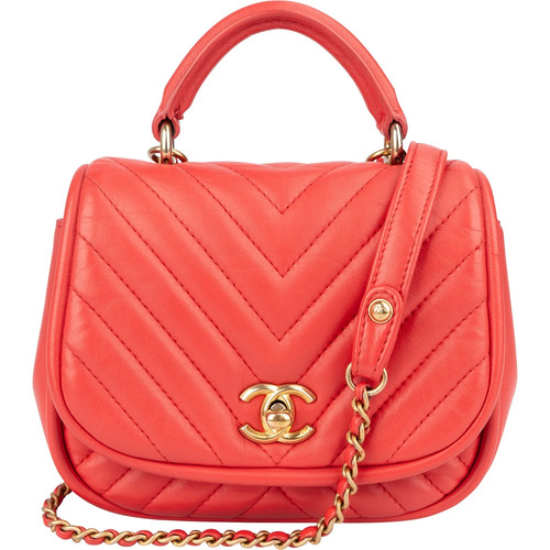 Chanel chevron lambskin single - chanel,
