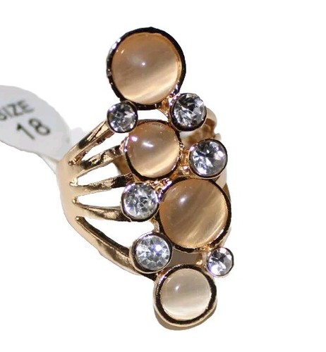 Modeschmuck cocktail ring mit - modeschmuck,