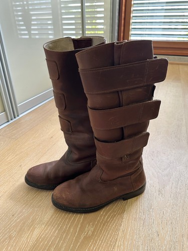 Hobo leder reitstiefel - *hobo*,