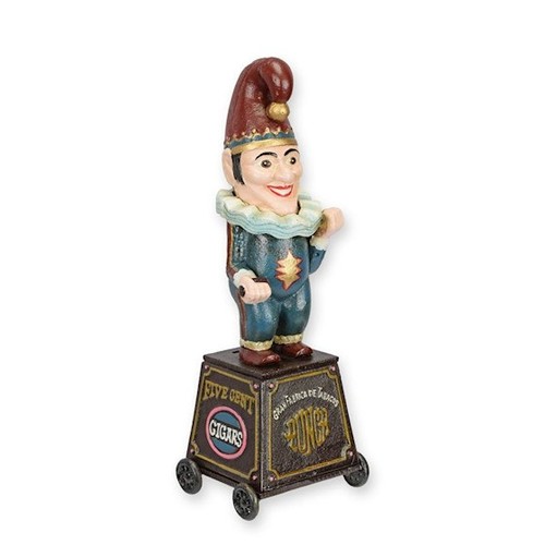 Clown spardose eisen rustikal - spardose,
