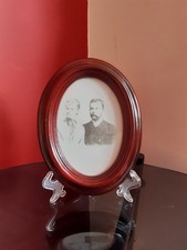Ovaler fotorahmen holzoptik - fotorahmen, 6"
