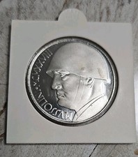 20 Lire Mussolini Fake , evtl. versilbert