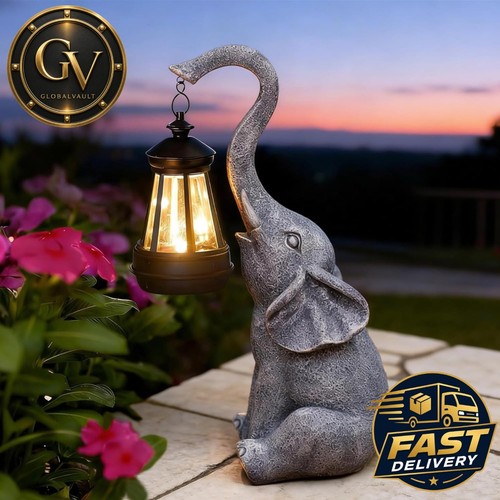 Elefant figur solar laterne - elefant,