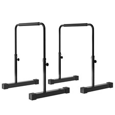Dip Barren Bars 2er Set 80-100 cm Rutschfest Dip Station für Muskeltraining