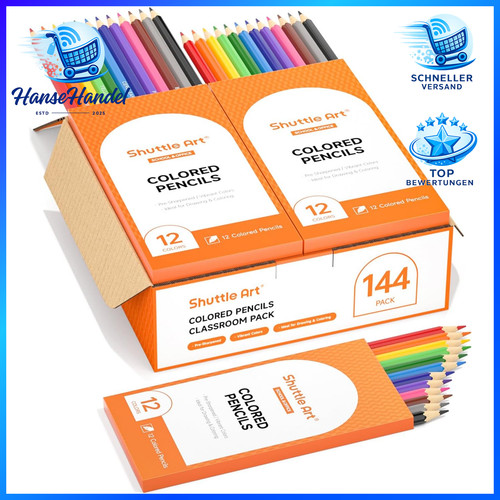 Buntstifte set 144 - buntstifte,