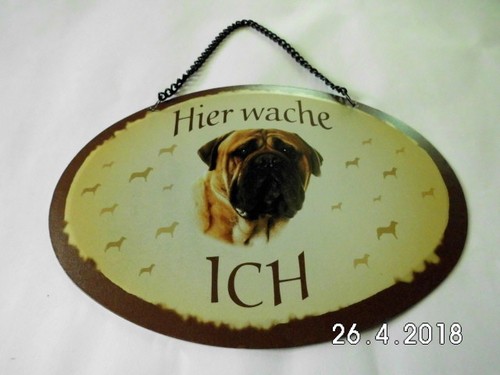 Türschild bullmastiff - türschild,