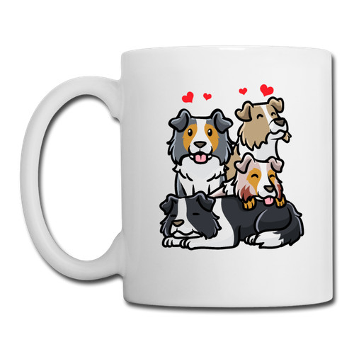 Tasse border collie hund - tasse,
