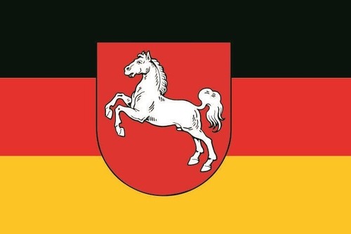 Aufkleber flagge niedersachsen - flagge,