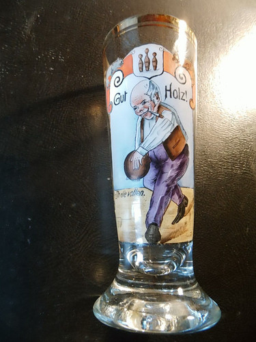Antikglas gut holz 1910 - antikglas,