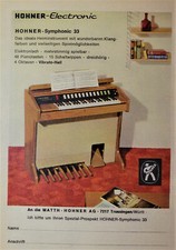 # Werbeanzeige/advertisement A5: Hohner Symphonic 33  1964 (WA147)