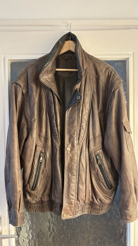 80er vintage lederjacke von - 80er,