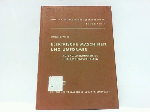 Elektrische maschinen und - maschinen,