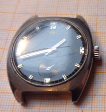 Ältere Handaufzug Armbanduhr Gabriel UNITAS 6325 defekt Unruhe OK PG