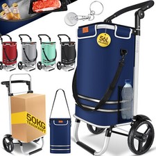 KESSER® Einkaufstrolley klappbar Einkaufsroller Einkaufswagen + Tasche Kühlfach