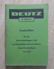 Deutz Schlepper D40 mit F3L712