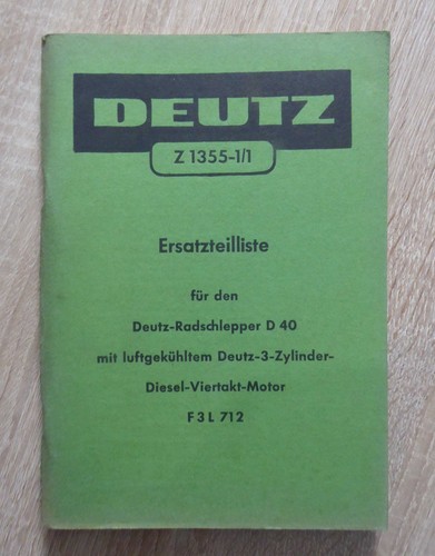 Deutz schlepper d40 mit - d40, f3l712