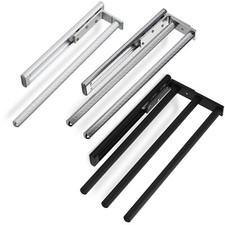 Handtuchhalter TED Handtuchstange ausziehbar Alu Auszug Wand Badezimmer SO-TECH