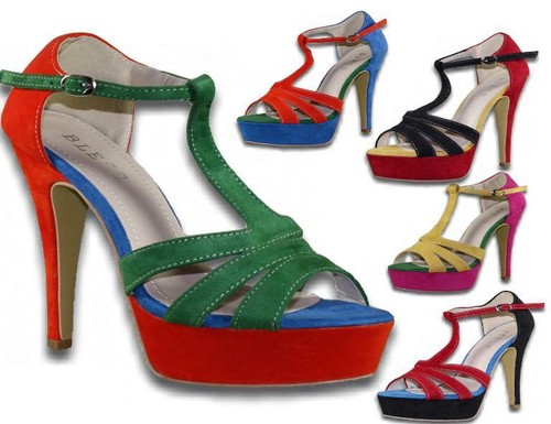 Damen plateau high heels neu - high,