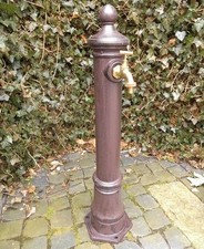 STANDBRUNNEN SÄULE BRUNNEN ALUGUSS GARTEN ANTIK NOSTALGIE STIL ZAPFSÄULE NEU