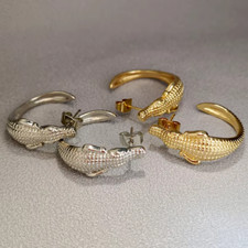 Ohrringe Krokodil Alligator