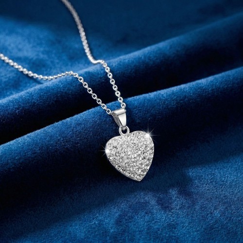 Damen halskette herz - halskette,