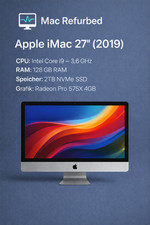 Apple iMac 27" 2019 Intel i9