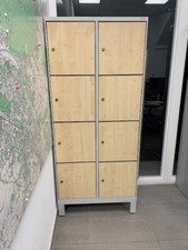 Spind mit 8 Fächern abschließbar  "Gebraucht"