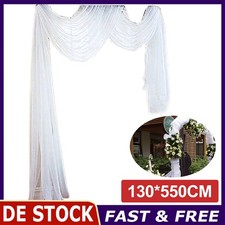 Voile Querbehang Freihanddeko