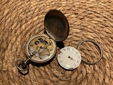 Alte Taschenuhr Uhr Remontior Ancre Defekt Ersatzteile