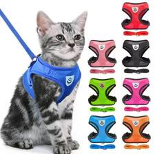 Katze Geschirr Weste Walking Lead Leine Für Welpen Hunde Kragen Polyester