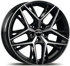 4x Alufelgen Gmp Lunica Black diamond 9x19 ET48 LK5 112 19 Zoll Felgen Alu