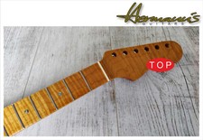 Str*t HQ One Piece Curly Flamed Roasted Canadian Maple Neck, 22 Frets,  STHF-9